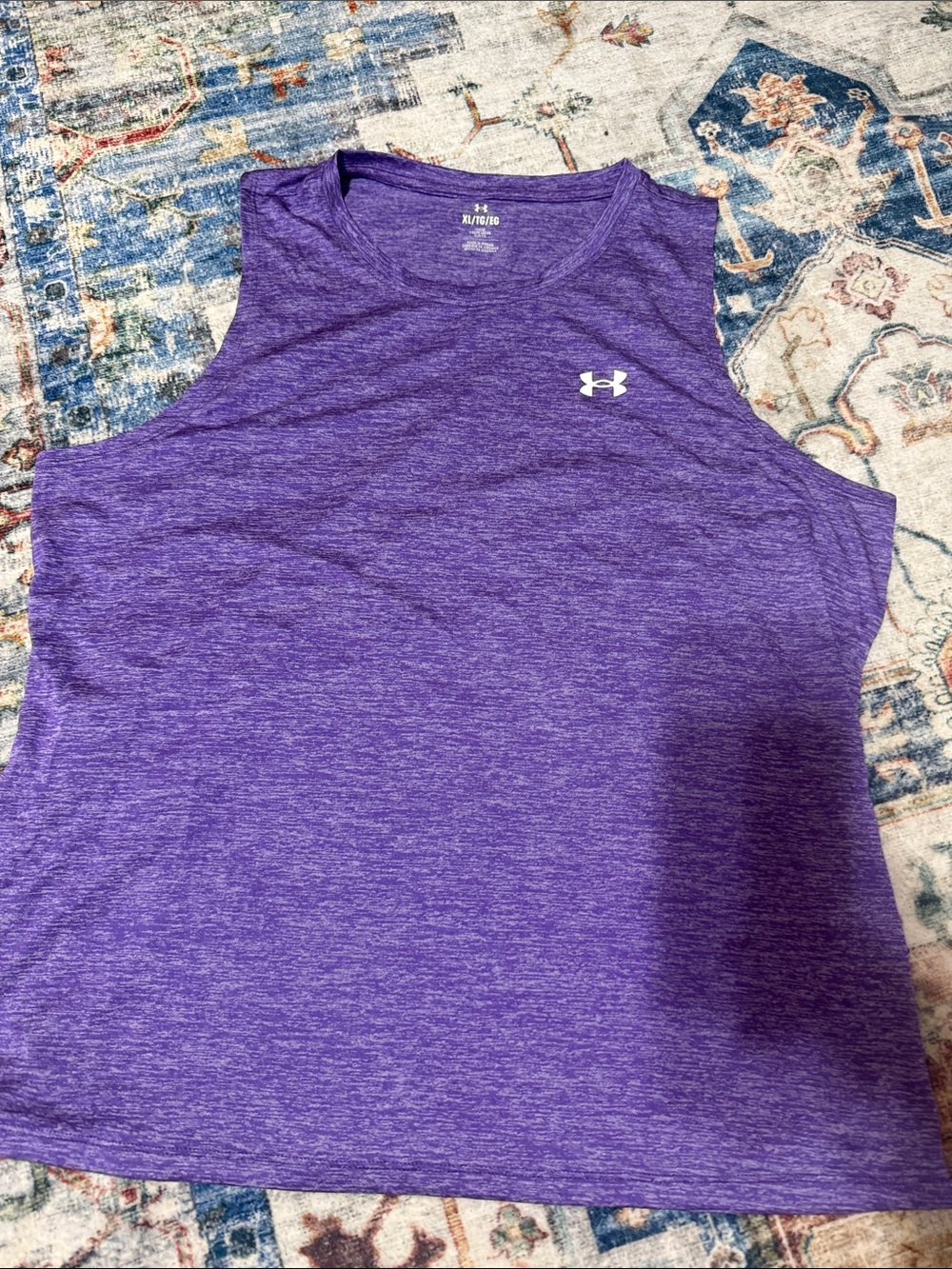 Under Armour Purple Performance Sleeveless Top